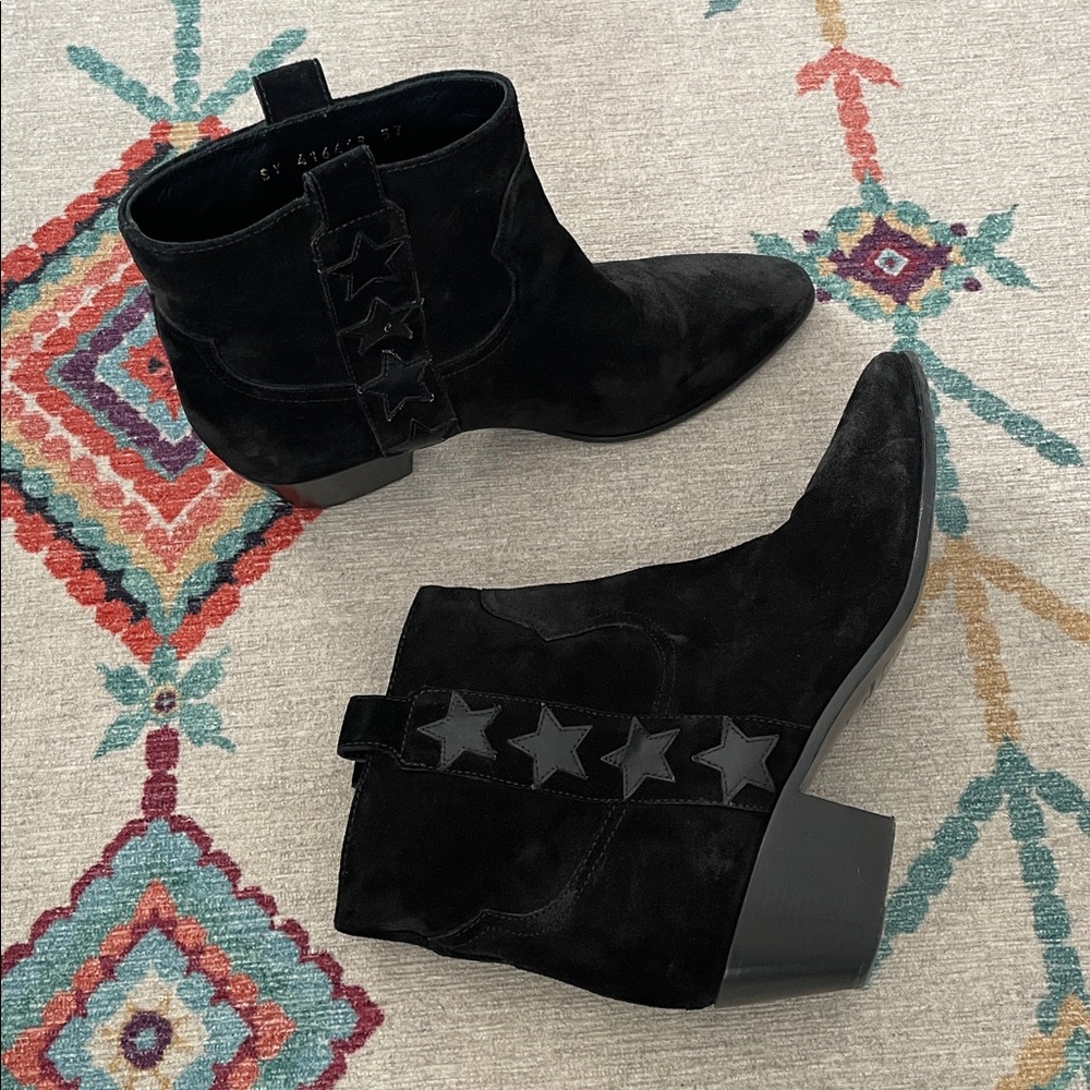 Saint Laurent Wyatt Star Ankle Chelsea boots - Picture 5 of 10
